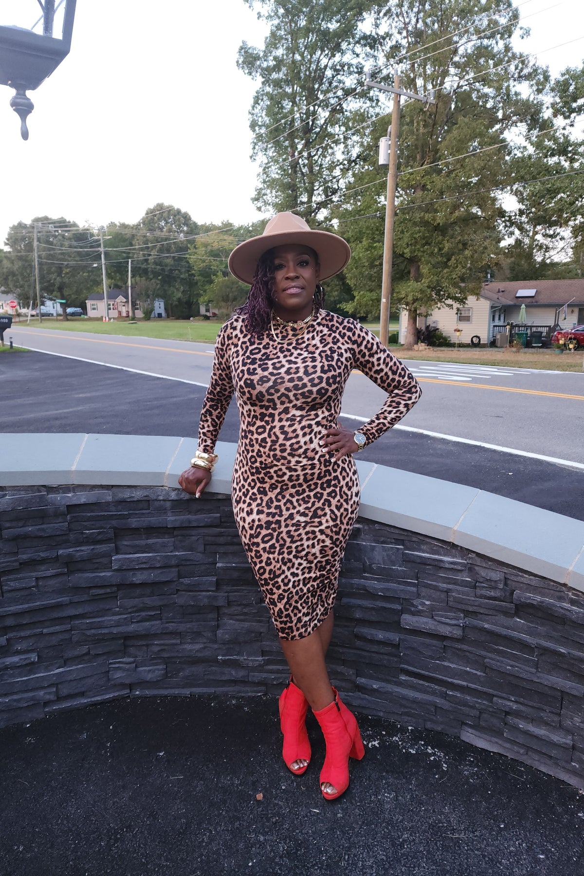 Wild Side Leopard Dress by Vogue & Vibes Fashion, view 3