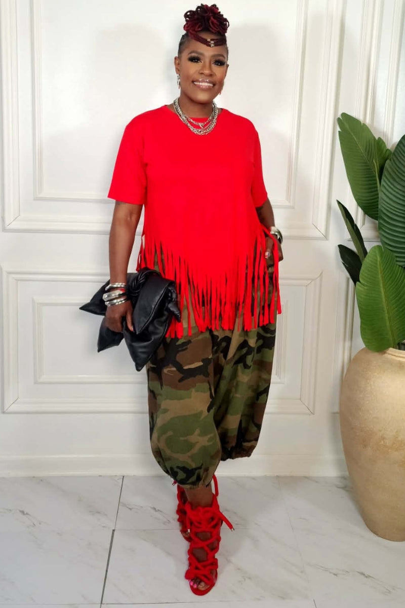 Fire & Fringe Tee