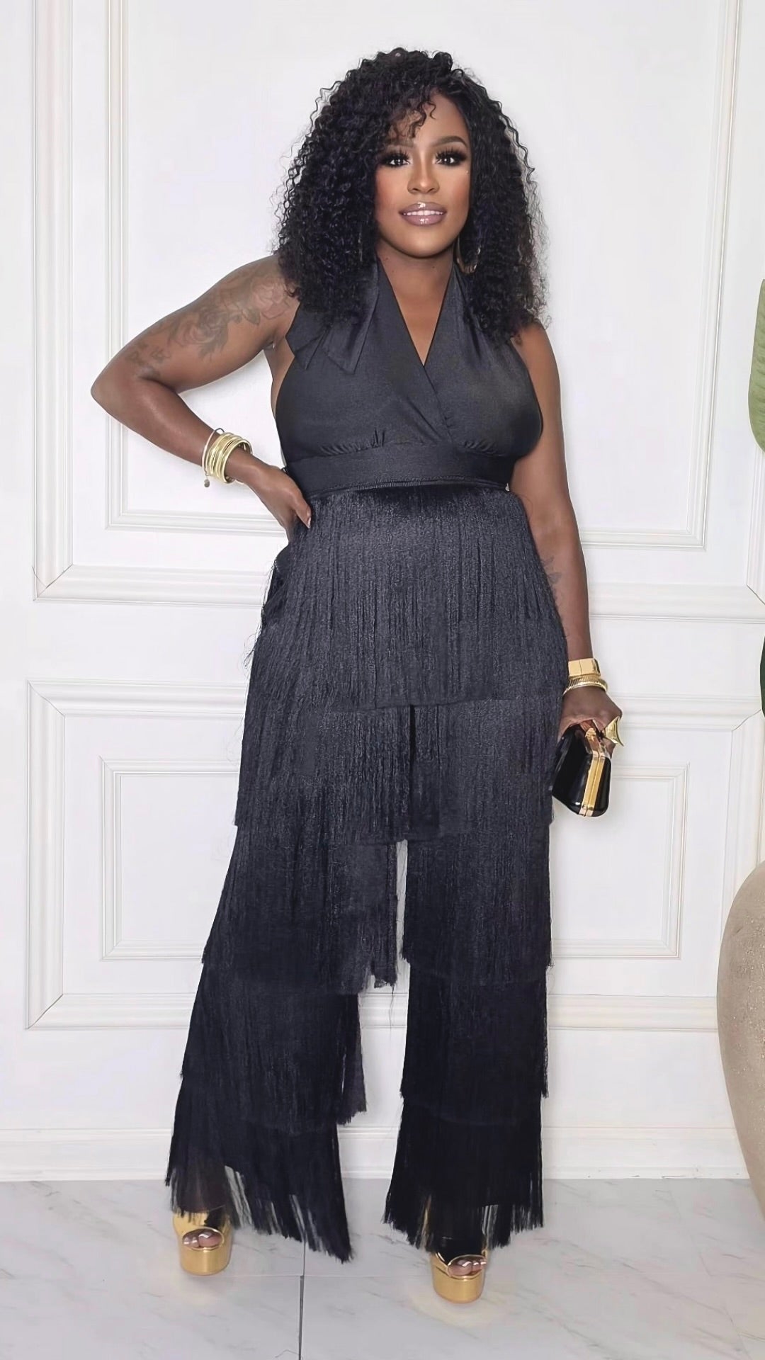 The Empress Fringe Jumpsuit | Vogue & Vibes Fashion