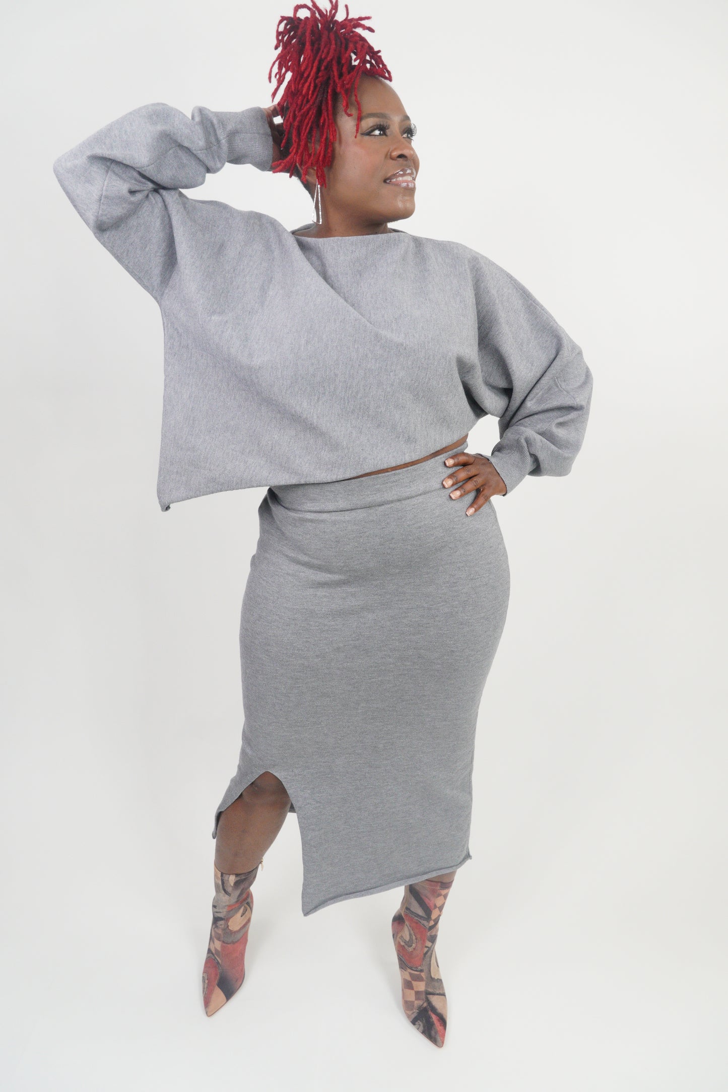 Comfy and Chic Skirt Set