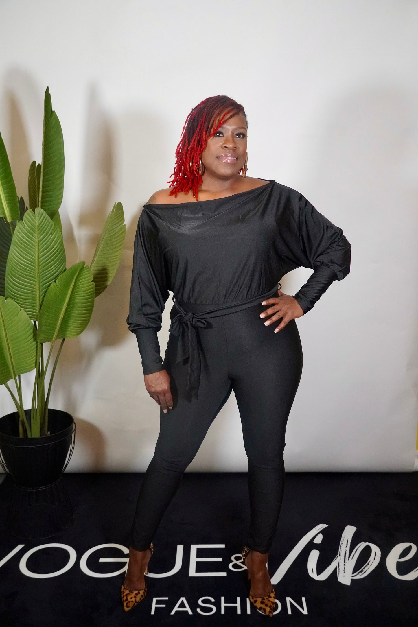 Black jumpsuit