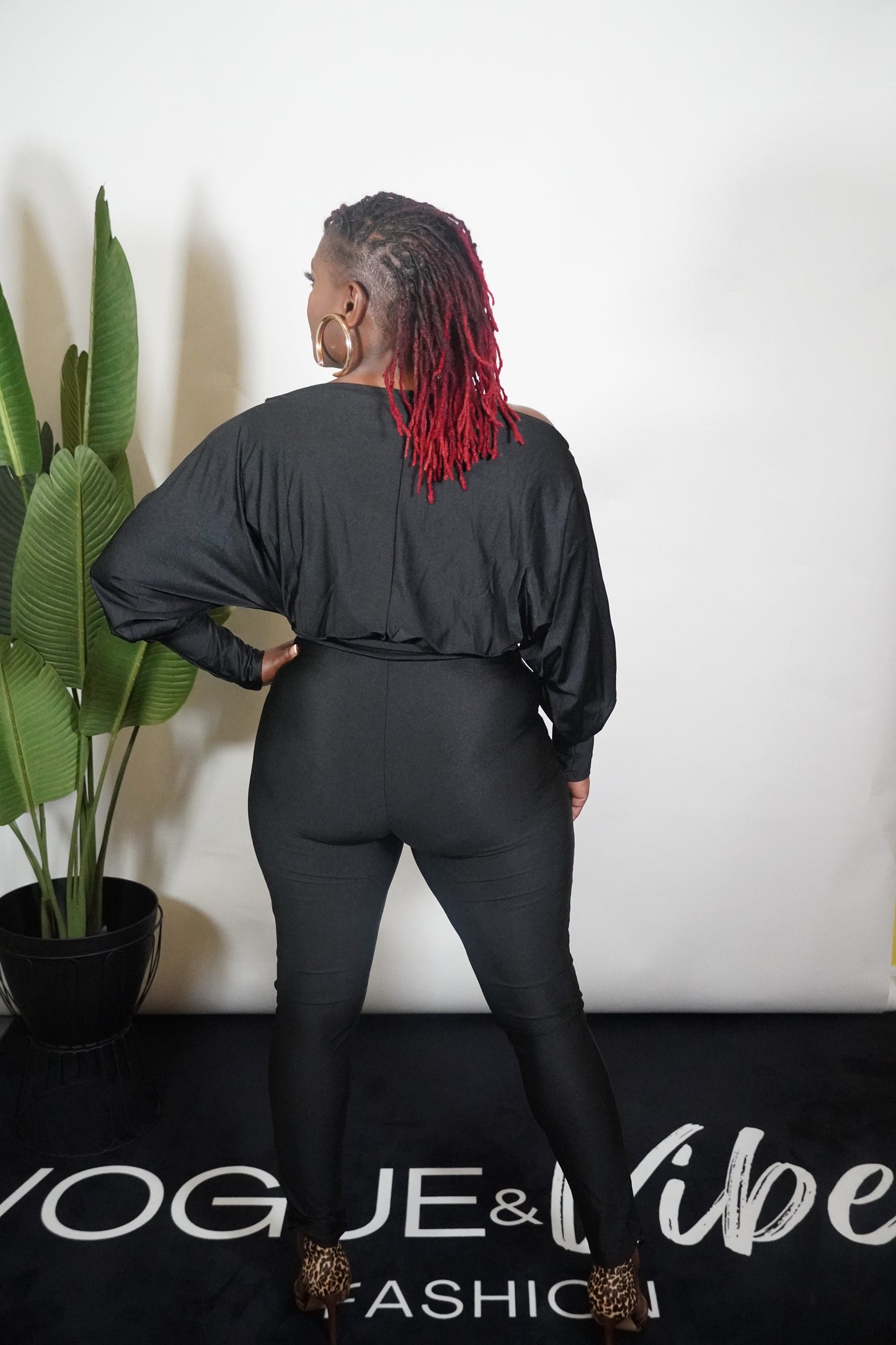 Black jumpsuit