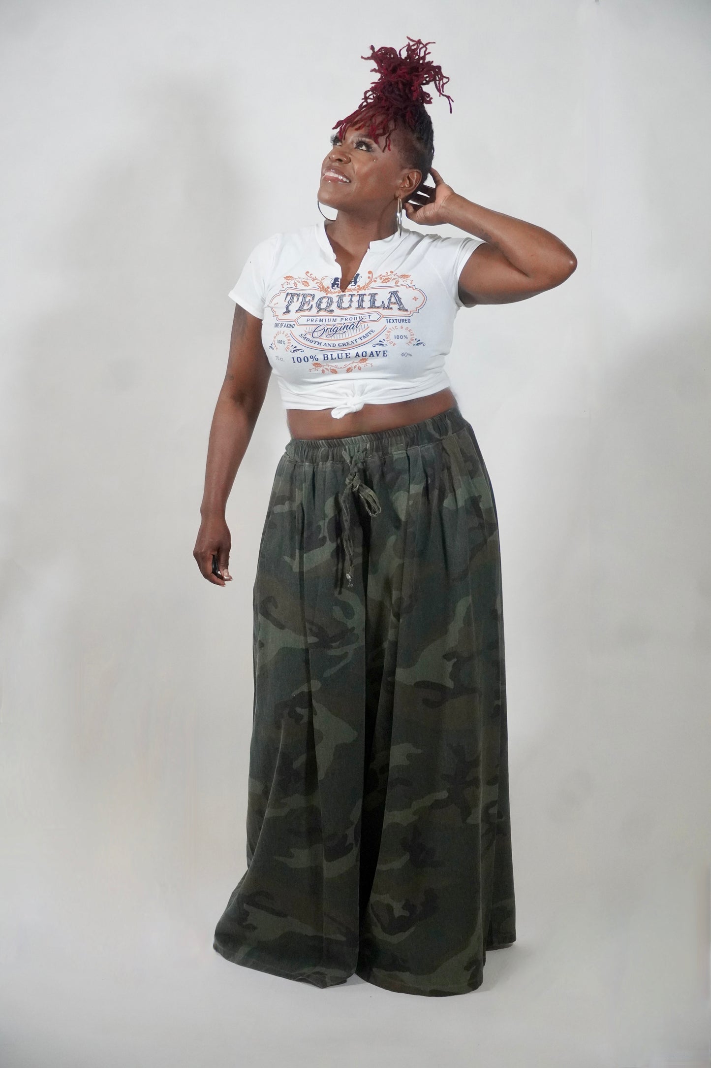 TEQUILA PRINTED CROP TOP