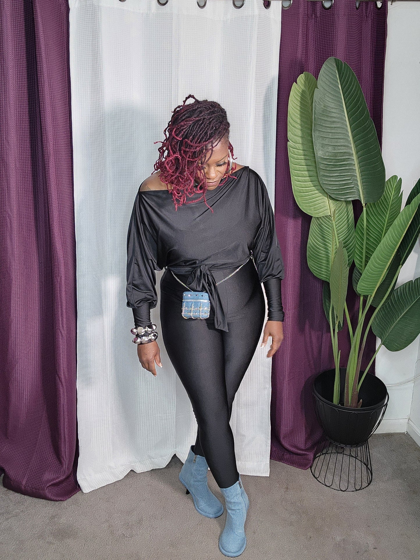 Black jumpsuit