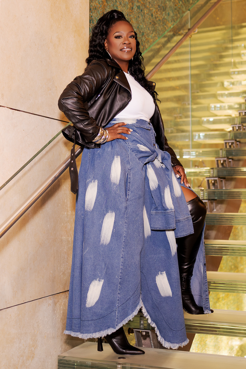 On the Move Denim Maxi