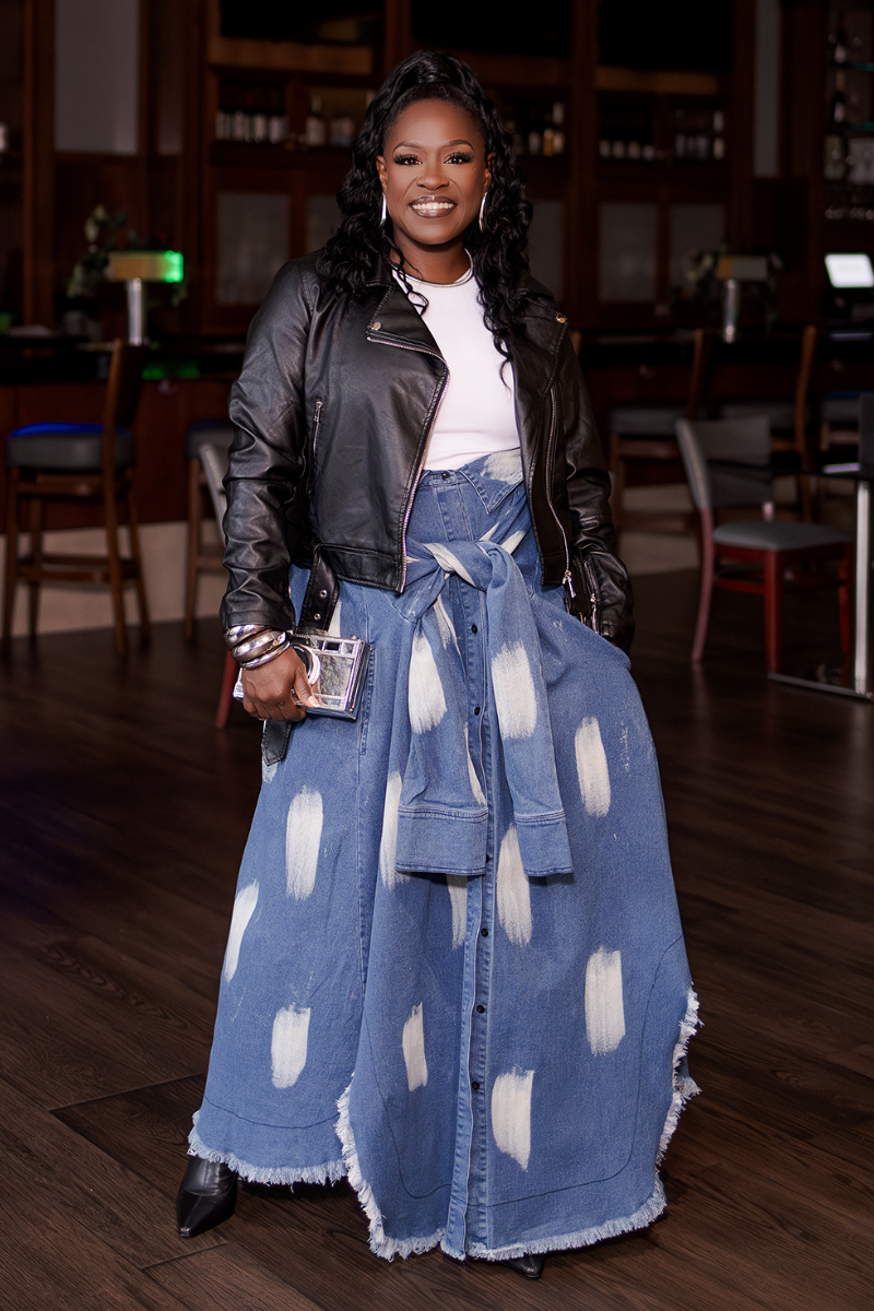 On the Move Denim Maxi