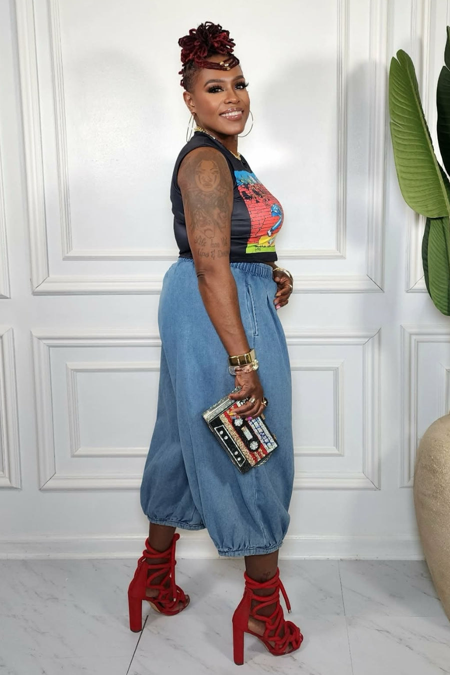 Hip Hop Haute Tee by Vogue & Vibes Fashion, view 3