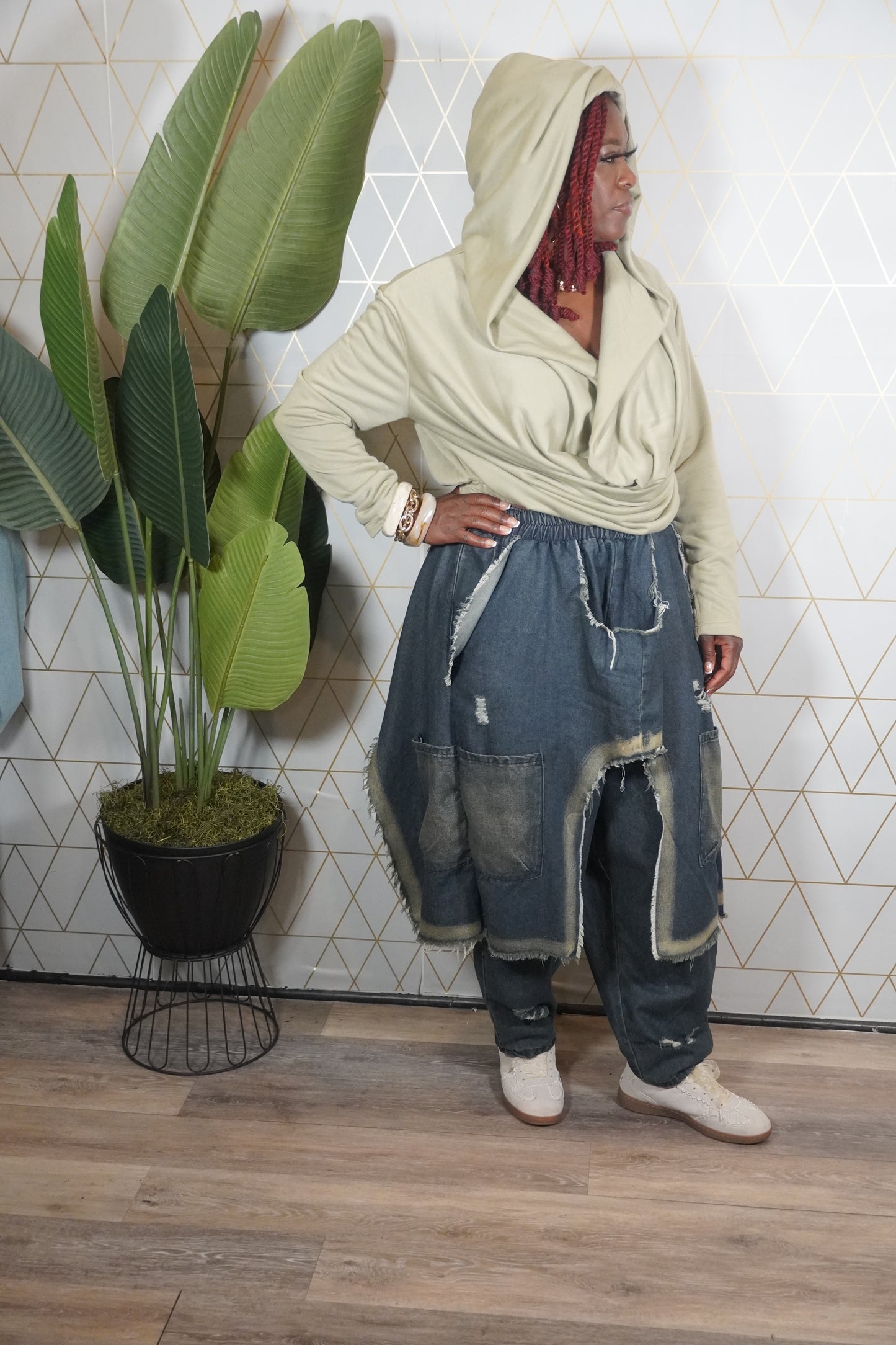 Draped Hoodie