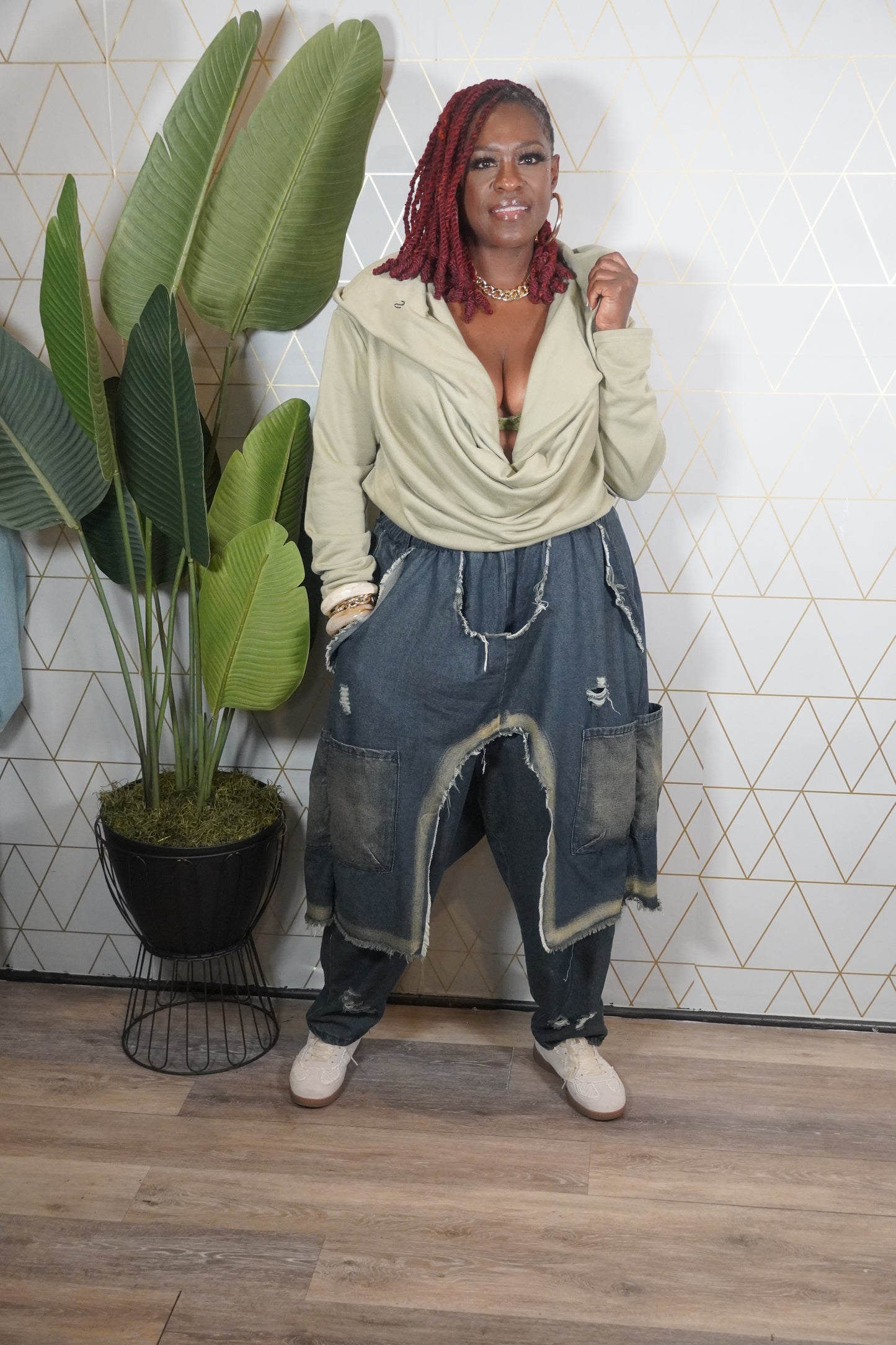 Draped Hoodie
